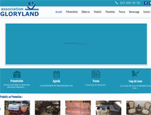 Tablet Screenshot of gloryland.ch